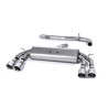 Escape cat-back Milltek Audi S3 8V2 2.0 TFSI 2013-2018 con FAP - sin resonador - colas Quad GT100 pulidas