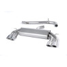 Cat-back Milltek Audi S3 8V2 2.0 TFSI 2013-2018 con FAP - no resonado - colas de escape Quad Ovales Pulidas
