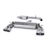 Scarico cat-back Milltek Audi S3 8V2 2.0 TFSI 2013-2018 con DPF - omologato ECE - con silenziatore centrale - terminali Quad GT1