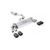 DPF Back Milltek Audi S3 8V2 2.0 TFSI 2019-2020 mit DPF - ECE-zugelassen - mit Resonator - Quad-Jet-100 Carbon