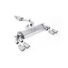 FAP Back Milltek Audi S3 8V2 2019-2020 - Homologado ECE - resonado - colas Quad Ovaladas Pulidas - colas Quad Ovaladas - 3 puert