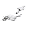 Cat-Back Exhaust Milltek Audi S3 8P 2.0 TFSI 2007-2012 - ECE Homologated - Resonated - Polished Twin GT80 Tips