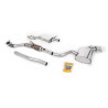 Komplettanlage Milltek Audi S3 8P 2.0 TFSI 2006-2012 - HJS Sportkat Hi-Flow 200 CPSI - mit Mittelschalldämpfer - GT80 Endrohre p