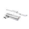 Escape cat-back Milltek Audi S3 8L 1.8T 1998-2003 - resonado - salidas Twin 76.2 pulidas