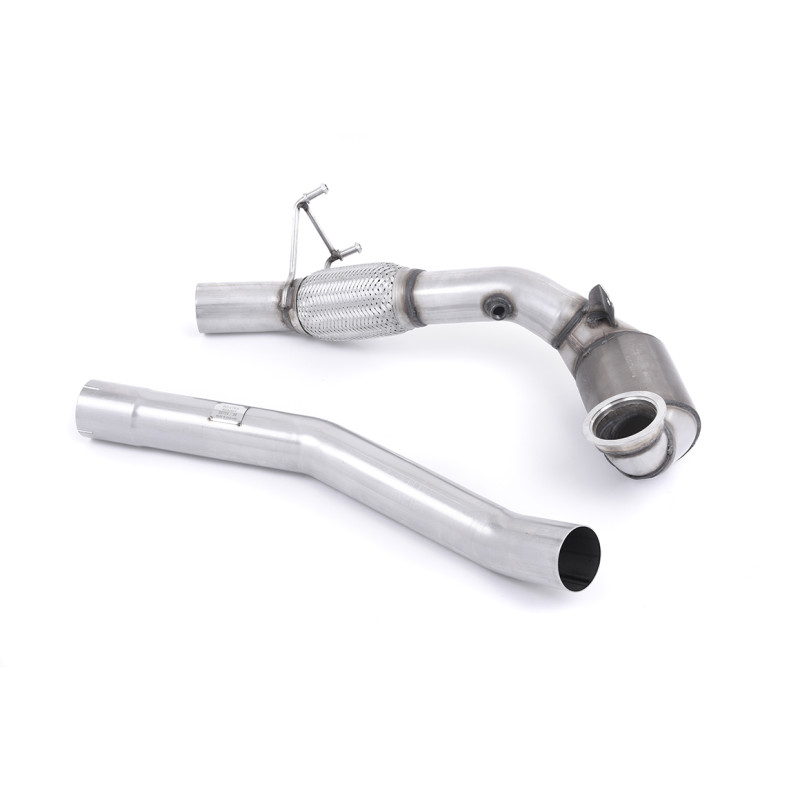 Downpipe Milltek Audi S1 8X 2.0 TFSI 2014-2018 - con catalizador deportivo Hi-Flow