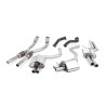 Ligne complète Milltek Audi RS6 C7, RS7 C7 - résonné Road + et Large-Bore Downpipes 76 mm avec catalyseurs Highflow 100 CPSI