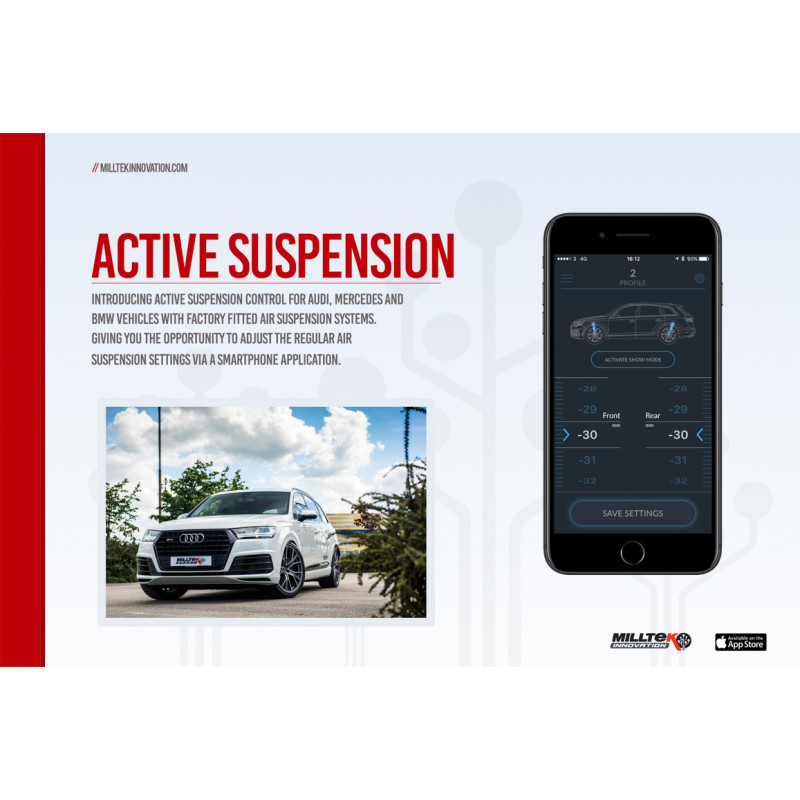 Active Suspension Control System Milltek Audi RS6 C7 2013-2018, RS7 C7 2013-2018 - Active Suspension Control - pre-facelift