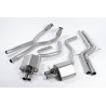 Cat-Back Exhaust Milltek Audi RS6 C7 4.0 TFSI Biturbo 2013-2018, RS7 C7 4.0 V8 TFSI 2013-2018 - non-resonated - OEM tips