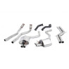 Ligne complète Milltek Audi RS6 C7 2013-2018, RS7 C7 2013-2018 - non résonné et Large-Bore Downpipes 76 mm decatas
