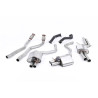 Komplettanlage Milltek Audi RS6 C7 2013-2018, RS7 C7 2013-2018 - mit Resonator und Large-Bore Downpipes 76 mm entkat