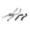 Descente de Turbo 76mm Milltek Audi RS6 C7, RS7 C7, S6 C7, S7 4G - 76 mm avec catalyseurs Highflow 100 CPSI - pour ligne Milltek