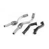 Descente de Turbo 76mm Milltek Audi RS6 C7, RS7 C7, S6 C7, S7 4G - 76 mm avec catalyseurs Highflow 100 CPSI - pour ligne origine