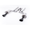 Escape cat-back Milltek Audi RS6 C6 5.0 V10 Biturbo 2008-2010 - sin resonador - colas Dual Ovales Negro Satinado