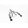 Scarico cat-back Milltek Audi RS6 C5 V8 Bi-Turbo 2002-2004 - non risonato - terminali doppi ovali neri