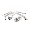 Catback Milltek Audi RS5 B9.5 - sans primaire - sorties Dual Ovales Cerakote Noir - Sportback - Road+, restylé, avec valves