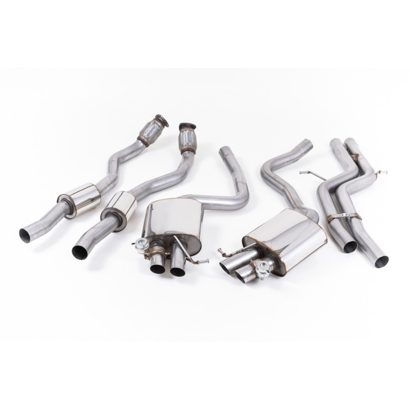 Catback Milltek Audi RS5 B8 B8 Coupé 2010-2015 - Avec silencieux primaires et non résonné
