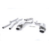 Cat-back Milltek Audi RS4 B7 4.2 FSI V8 420hp 2006-2008 - non-resonated - Oval Polished Tips - without valves