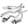 Cat-back Milltek Audi RS4 B8 4.2 FSI V8 450 hp 2012-2015 - With primary mufflers and non-resonated