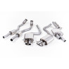 Escape cat-back Milltek Audi RS4 B8 4.2 FSI V8 450CV 2012-2015 - Homologado ECE - con silenciador primario, resonado