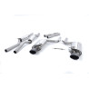 Catback Milltek Audi RS4 B7 4.2 FSI V8 420 CV 2006-2008 - Homologado ECE - resonado - salidas ovaladas Satin Sheen negro