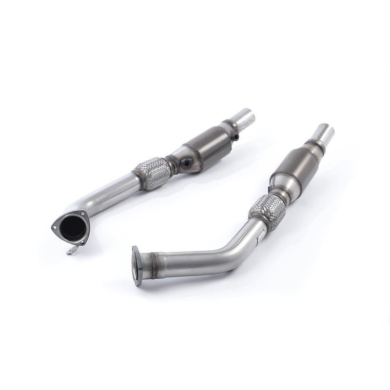 Catalyseurs Hi-Flow Milltek Audi RS4 B7 4.2 FSI V8 420ch 2006-2008 - Paire de catalyseurs HiFlow 200 Race 200 CPSI
