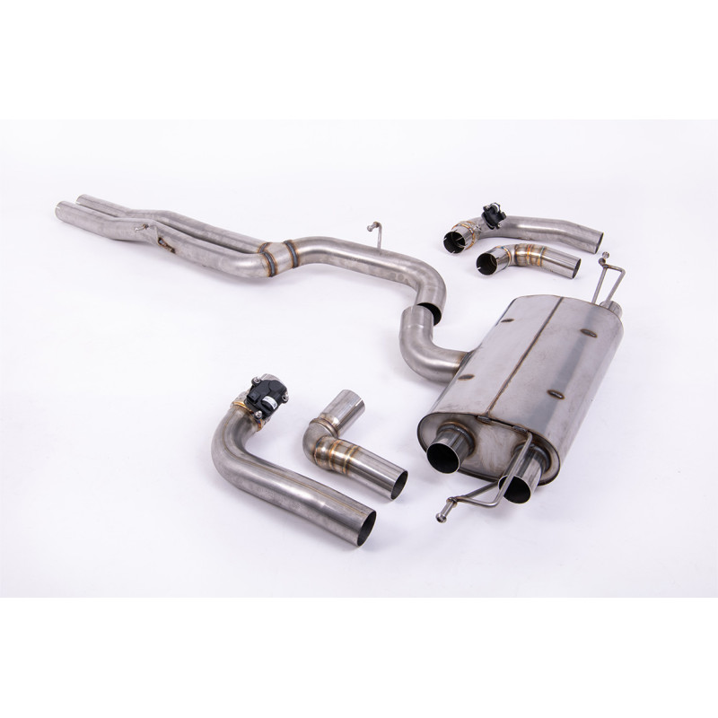 FAP Back Milltek Audi RS3 8Y 2.5 TFSI 400ch 2021-2025 avec FAP - Version 80 mm - non résonné - sorties OEM