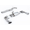 Milltek Audi RS3 8V Cat-Back Race 80 - 80 mm version with Race muffler - non-resonated - Polished Oval Tips - Phase 2