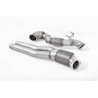 Milltek Turbo Downpipe Audi RS3 8V 2.5 TFSI 2017-2018, TT 8S RS 2.5 TFSI 2016-2018 without DPF - with High-Flow 200 CPSI Catalyt