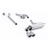 Línea posterior al downpipe Milltek Audi Coupe UR 2.2 20v Turbo 1989-1991, resonada, salidas OEM-Style Titanio
