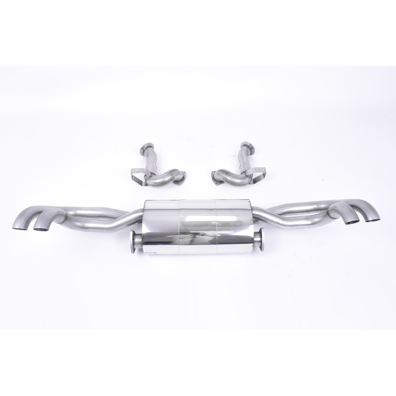 Scarico cat-back Milltek Audi R8 MK1 V8 4.2 FSI 2007-2012 - non risonato e Senza Valvole