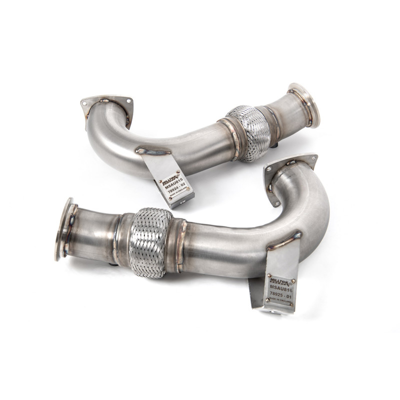 DPF Replacement Pipe Milltek Audi R8 MK2 V10 5.2 FSI 2020-2024 with DPF - GPF/OPF Bypass