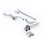 Anlage nach Downpipe Milltek Audi Coupe UR 2.2 10v Turbo 1981-1989 - resonant - Endrohre OEM-Style poliert