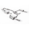 Catback Milltek Audi A5 8T 2.0 TFSI 2009-2012 - résonné - sorties Dual GT100 - Multitronic / S-Tronic