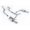 Catback Milltek Audi A4 B8 2.0 TFSI 2008-2011 - non résonné - sorties Dual GT100 Polies - Tiptronic