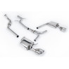 Catback Milltek Audi A4 B8 2.0 TFSI 2008-2011 - non résonné - sorties Quad GT80 Polies - Tiptronic