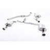 Catback Milltek Audi A4 B8 2.0 TFSI 2008-2011, A5 8T 2.0 TFSI 2008-2012 - Homologué ECE - résonné - sorties Dual GT100 Polies