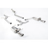 Catback Milltek Audi A4 B8 2.0 TFSI 2008-2011 - sin resonador - salidas Dual GT100 pulidas - BVM