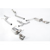 Catback Milltek Audi A4 B8 2.0 TFSI 2008-2011 - non résonné - sorties Quad GT80 Polies - BVM