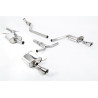 Cat-Back-Anlage Milltek Audi A4 B8 2.0 TFSI 2008-2011 - ECE-zugelassen - mit Resonator - Dual-GT100-Endrohre poliert