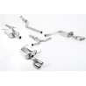 Catback Milltek Audi A4 B8 2.0 TFSI 2008-2011 - Homologué ECE - résonné - sorties Quad GT80 Polies