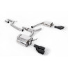 Cat-Back Milltek Audi A4 B8 2.0 TDI 2009-2011, A5 8T 2.0 TDI 2007-2012 - ohne Resonator - Quad-Endrohre GT80 Cerakote schwarz