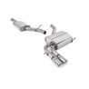 Cat-back Exhaust Milltek Audi A3 8PA 2.0 TFSI 200hp 2004-2012 - ECE Homologated - non-resonated - Polished Twin Jet-76 Tips