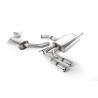 Escape cat-back Milltek Audi A3 8PA 2.0 TFSI 200 CV 2003-2012 - resonado - colas Jet-80 pulidas