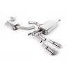 Cat-back Milltek Audi A3 8PA 2.0 TFSI 200CV 2003-2012, homologado ECE, resonado, salidas Twin Jet-80 pulidas