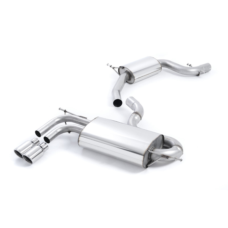 Cat-Back Milltek Audi A3 8P 2.0 TFSI 200 PS 2003-2012 / VW Golf Mk5 GTI 2.0 TFSI 200 PS 2004-2009 - mit Resonator - Jet-80-Endro