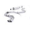 Catback Milltek Audi A3 8V 2.0 TDI 184ch 2013-2020 - Homologué ECE - Avec intermédiaire - sorties Twin GT80 Polies