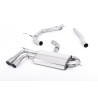 FAP-back Milltek Audi A3 8P 2008-2012 / VW Golf Mk6 GTD 2009-2013, Scirocco 2009-2017 - no resonado - colas Twin GT80 titanio