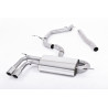 FAP Back Milltek Audi A3 8P 2.0 TDI 170 CV 2008-2012 - non risonante - terminali Twin GT80 lucidati