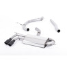 DPF-Back Milltek Audi A3 8P / VW Golf Mk6 GTD, Scirocco - ohne Resonator - Twin-GT80-Endrohre Cerakote Schwarz