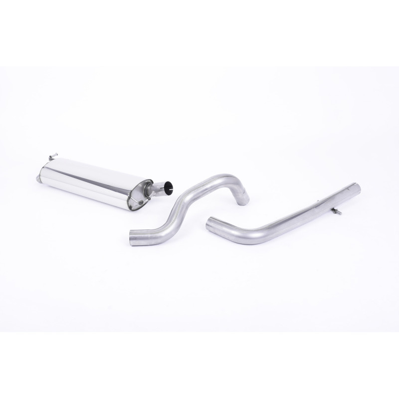 Scarico cat-back Milltek Audi A3 8L 1.9 TDI 90-100-110-130CV 1996-2004 - non risonato - terminali Twin 50.8mm Discrete